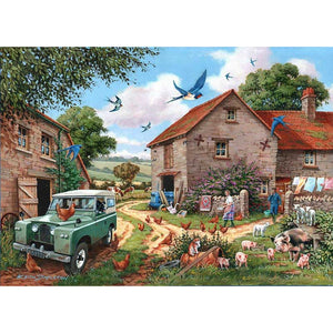 House of Puzzles Famers Wife Big 500 Piece Jigsaw Puzzle image 0