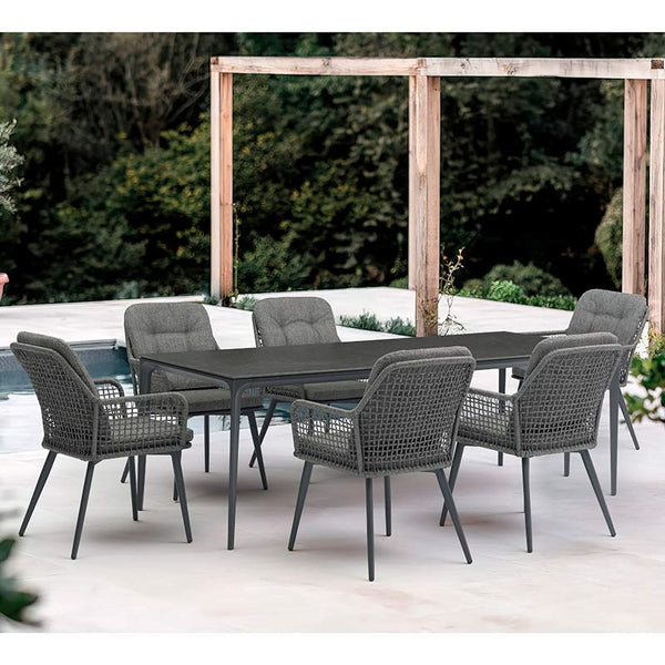 Bramblecrest Oregon 6 Seat Rectangular Garden Dining Set image 5