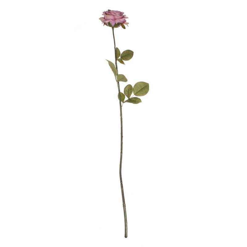 Lilac Vintage Rose Stem (74cm) image 0