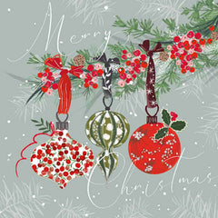 Ling Design Superior Christmas Cards - Berry Baubles (Pack of 10) image 0