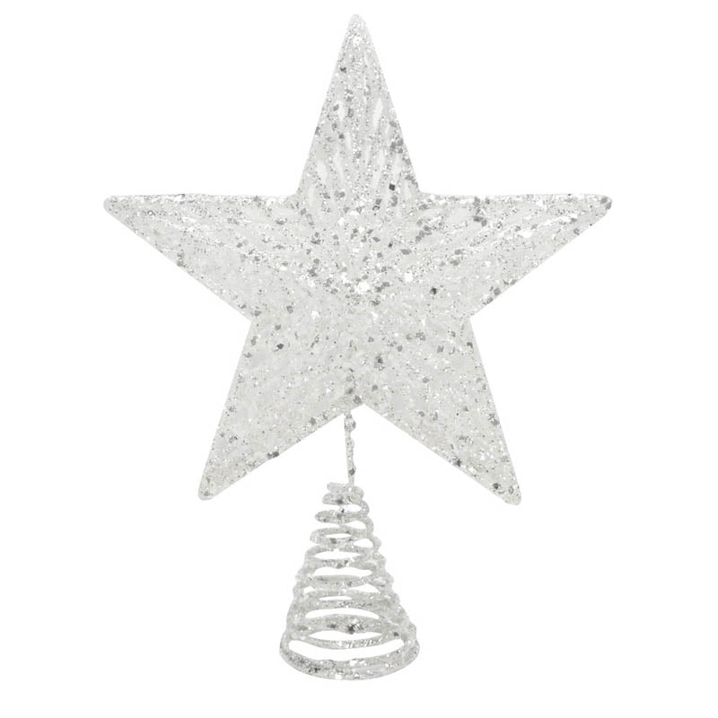 Gisela Graham Iridescent Sparkling Tree Top Star image 0