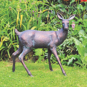 Home & Garden UK Stag and Doe Garden Statue Set image 2