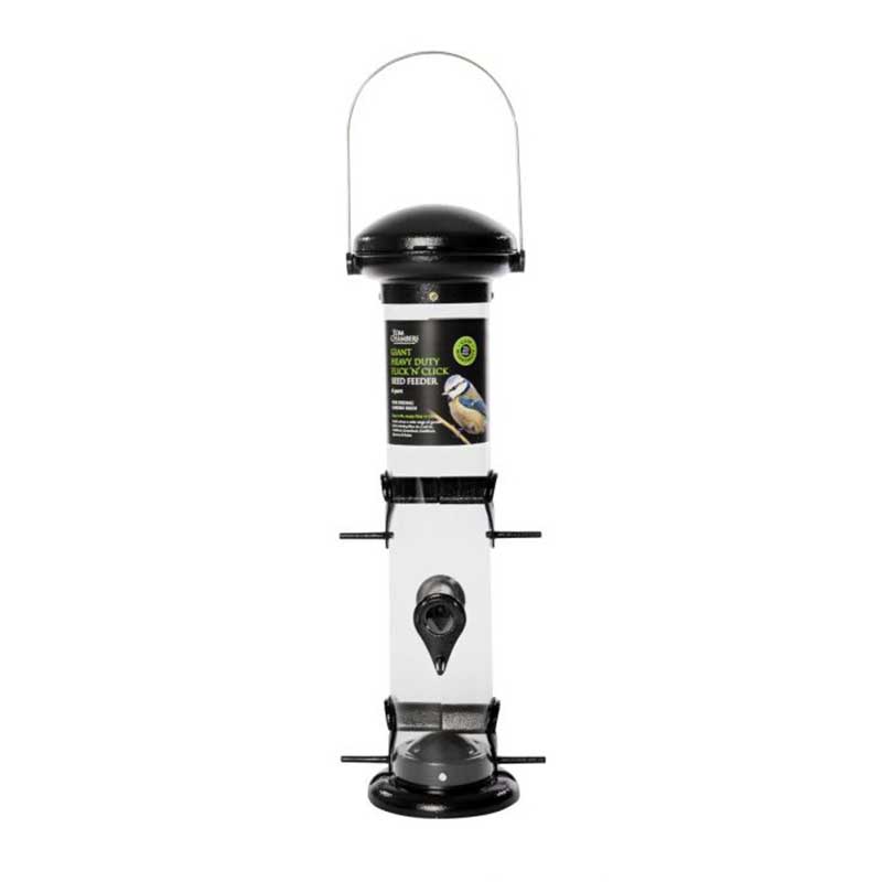 Tom Chambers Giant Heavy Duty Flick 'n' Click 6 Port Seed Feeder image 0