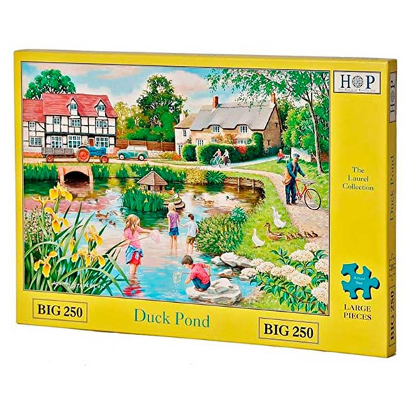 House Of Puzzles Duck Pond Big 250 Piece Jigsaw Puzzle image 1