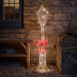 Three Kings GlitterTwist Gold Lamp Post image 2