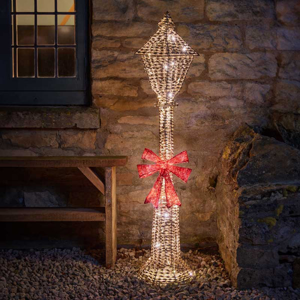 Three Kings GlitterTwist Gold Lamp Post image 2