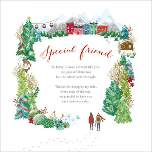 Woodmansterne Special Friend Christmas Card image 0