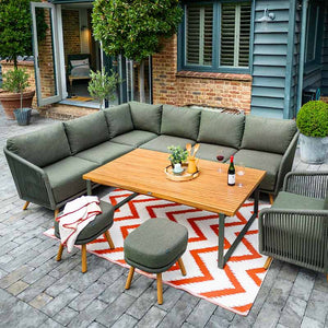 Hartman Eden L-Shaped Corner Sofa Set with Rectangular Table image 2
