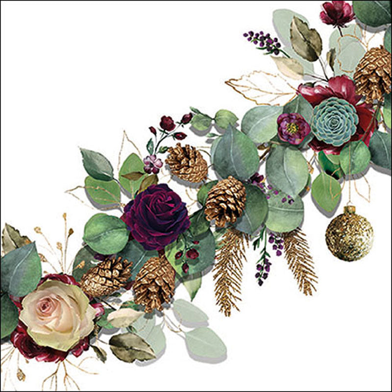 Ambiente Paper Napkins - White Eucalyptus (Pack of 20) image 0