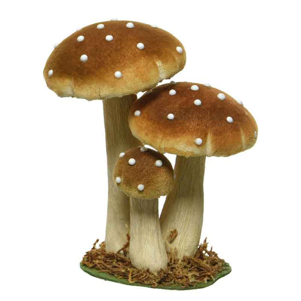 Decoris Velvet Mushroom - 17cm (Assorted Designs) image 4