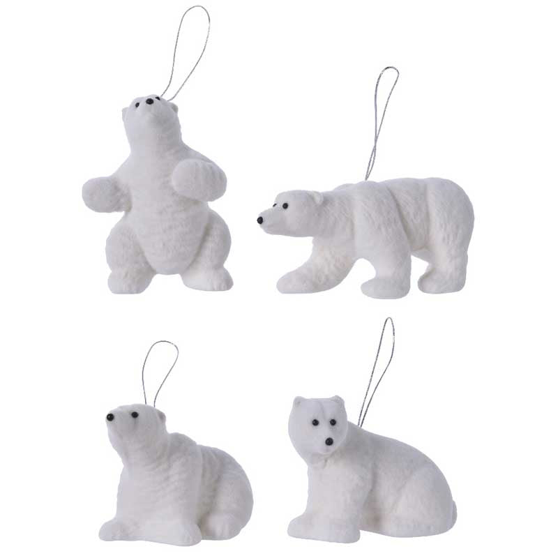 Decoris Hanging Polar Bear (Assorted Designs) image 0