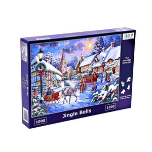 House Of Puzzles Jingle Bells 1000 Piece Jigsaw Puzzle image 1