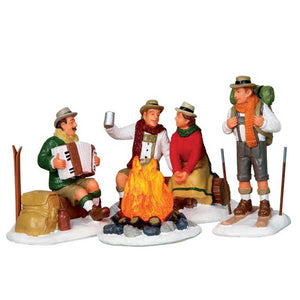 Lemax Alpine Ski Party (Set of 4) image 0