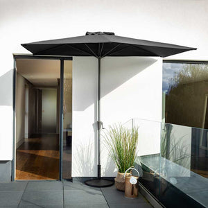 Hartman Catalan Balcony Parasol &amp; Cover, Dark Grey image 1
