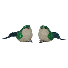 Gisela Graham Mini Green Brid Clip (Assorted Designs) image 0