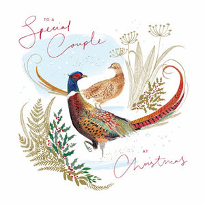 Woodmansterne Special Times Pheasant Christmas Card image 0