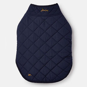 Joules Navy Quilted Dog Coat image 6