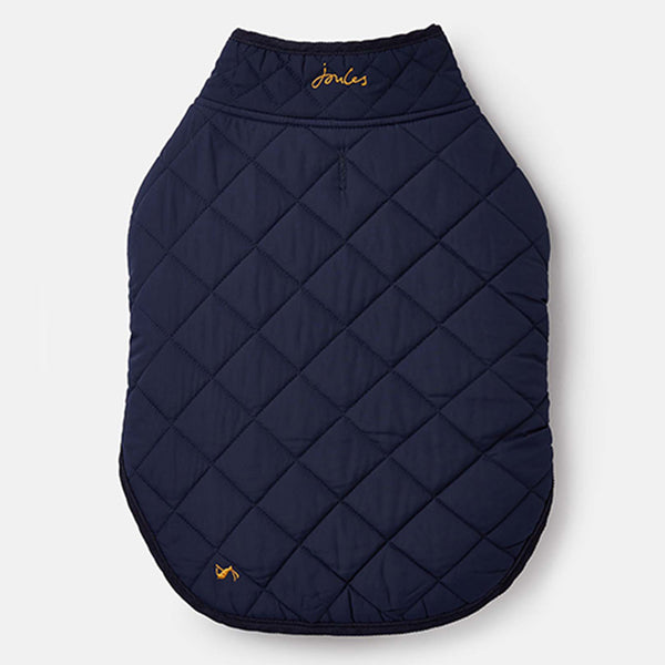 Joules Navy Quilted Dog Coat image 6