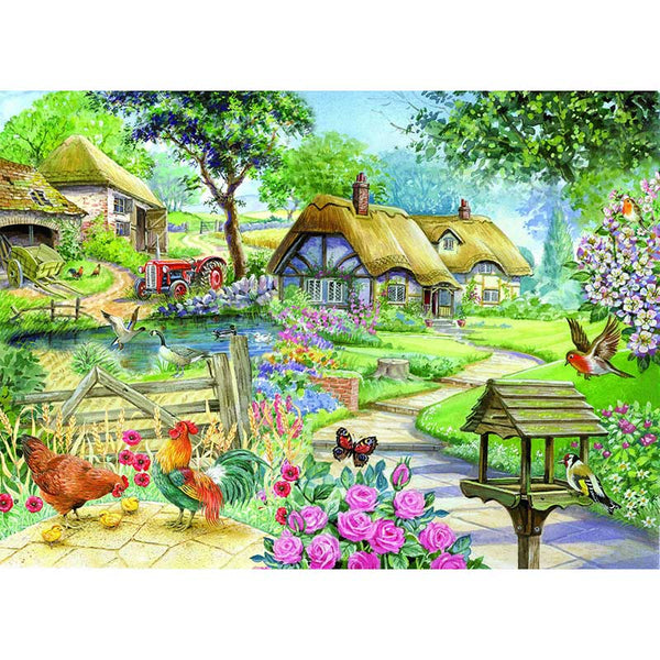 House of Puzzles Country Living Big 500 Piece Jigsaw Puzzle image 0