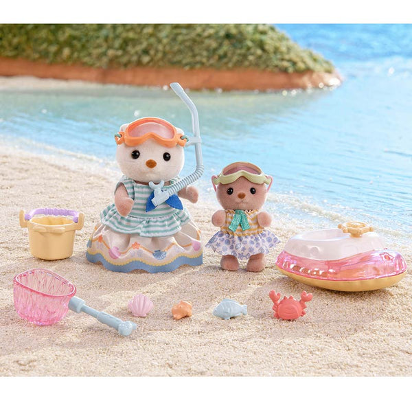 Sylvanian Families Sea Otter Sisters - Splashy Snorkel Set image 4
