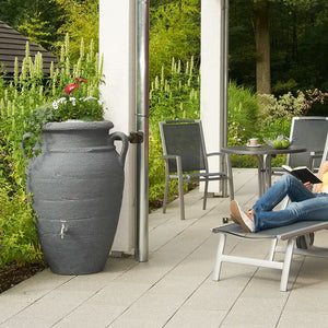 Antique Ampora Dark Granite Water Butt (250 litres) image 1