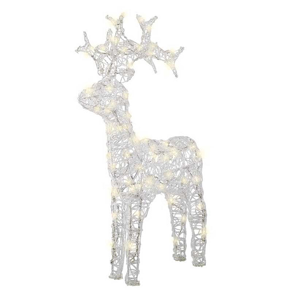 Lumineo LED Flashing Acrylic Deer - Warm White - Medium image