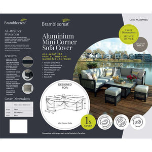 Bramblecrest Cover for Aluminium Mini Corner Sofa image 1