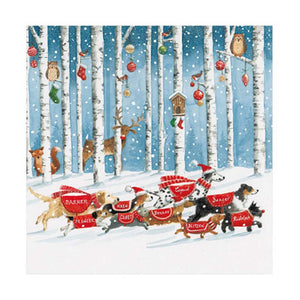 Woodmansterne Santa's Little Helpers Christmas Card image 0