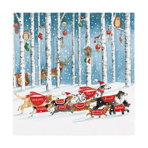 Woodmansterne Santa's Little Helpers Christmas Card image 0