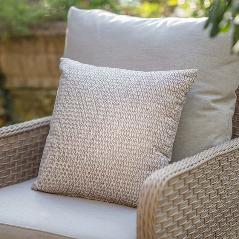 Bramblecrest Square Scatter Cushion, 45 x 45cm - Mocha Textured image 0