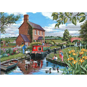 House of Puzzles Keepers Cottage 500 Piece Jigsaw Puzzle image 0