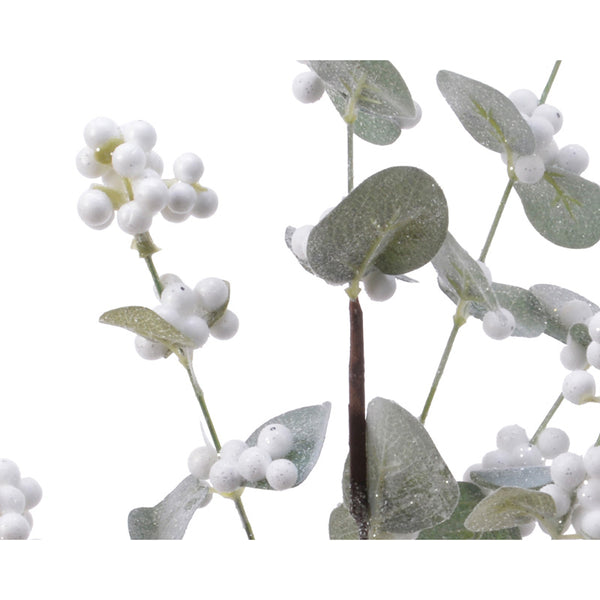 Everlands Wool White Foam Berry Spray (75cm) image 1