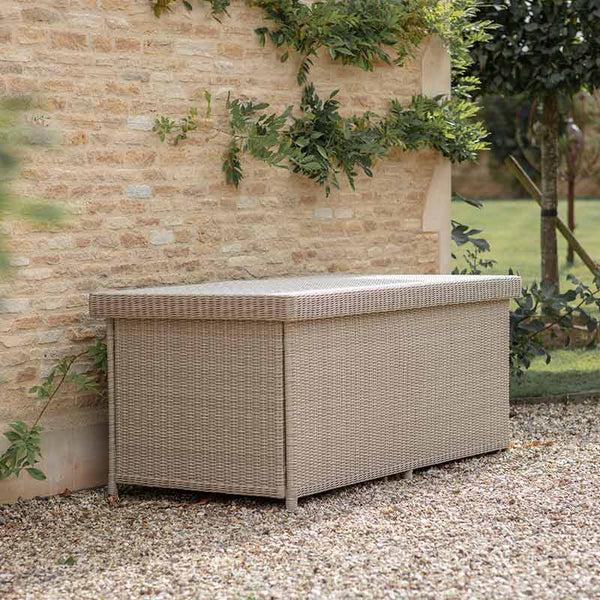 Bramblecrest Chedworth Sandstone Cushion Storage Box with Liner - Large image 2