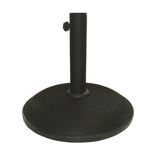 Sturdi 15kg Round Concrete Parasol Base in Black image 0