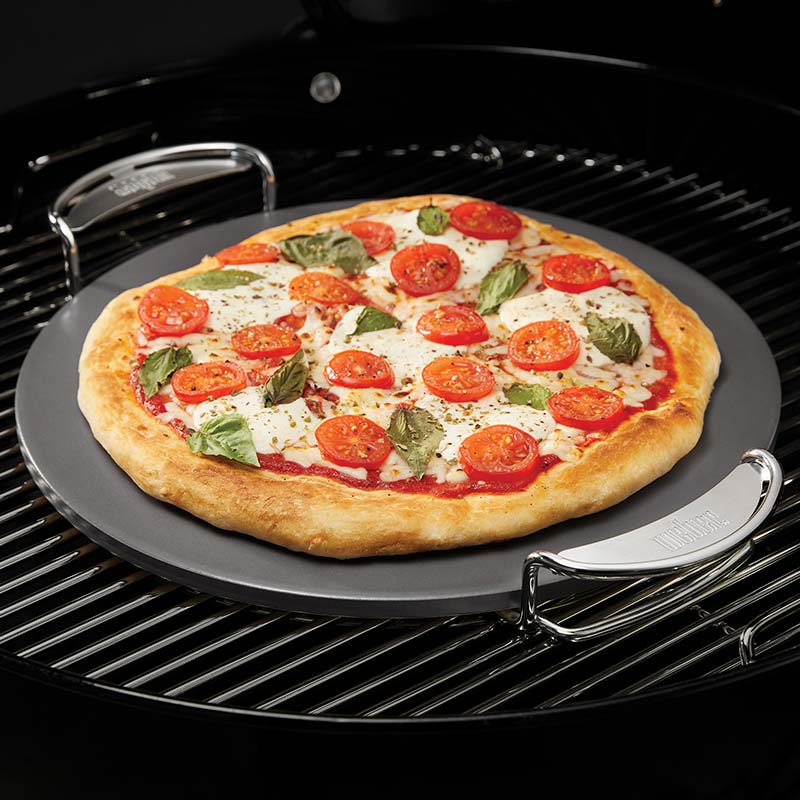 Weber Crafted GBS 13" Round Glazed Barbecue Pizza Stone image 0