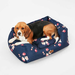 Joules Floral Box Dog Bed image 0