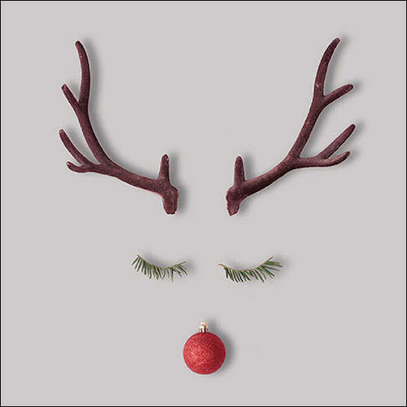 Ambiente Paper Napkins - Christmas Reindeer (Pack of 20) image 0
