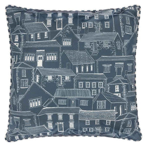 Wylder Abersoch Town Outdoor Cushion, 45 x 45cm - Sail Blue image 0