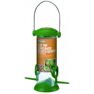 Gardman Flip Top Sunflower Hearts Feeder for Wild Birds image 0