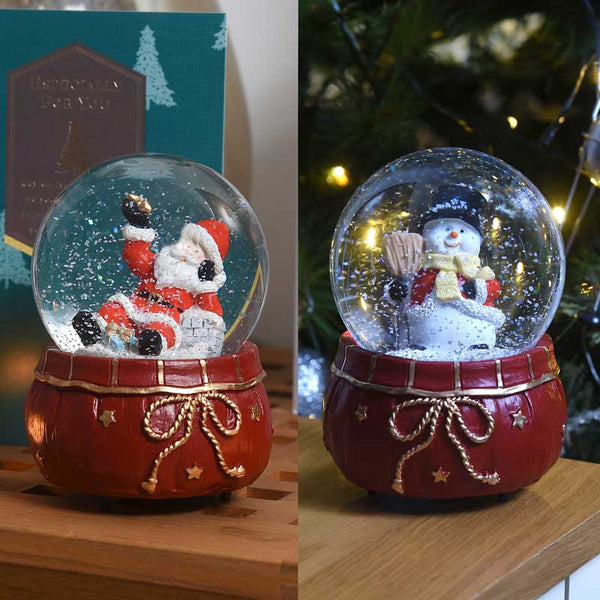 Three Kings Musical Red Velvet SnowSpheres (Assorted Designs) image 0