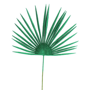 Festive Jade Green Tropical Leaf Stem (60cm) image 0
