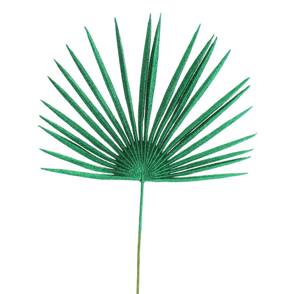 Festive Jade Green Tropical Leaf Stem (60cm) image 0