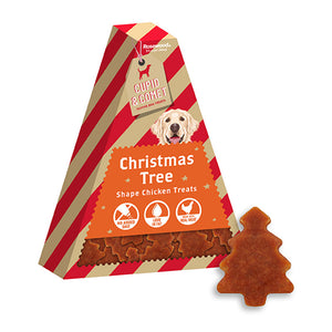 Cupid & Comet Christmas Tree Shape Chicken Treats for Dogs image 0