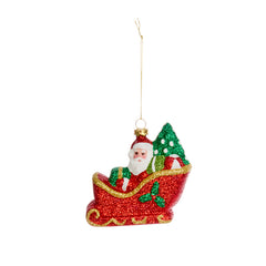Three Kings Sleigh Santa Pendant image 0