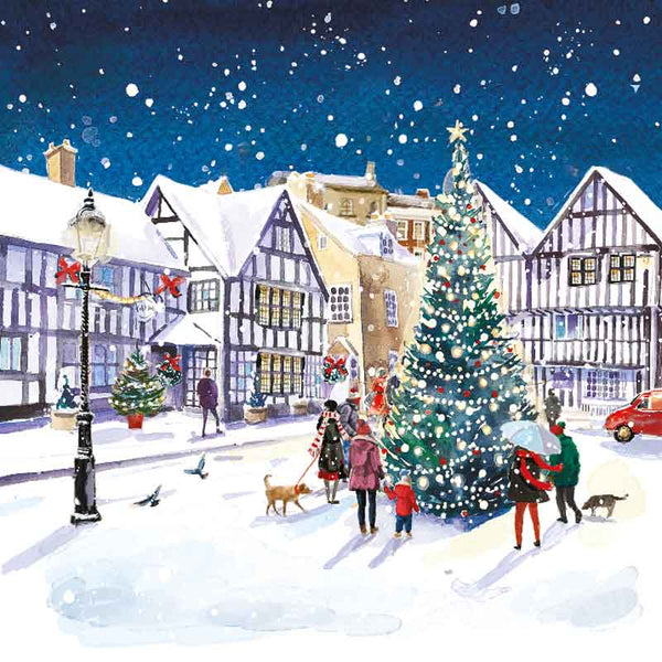 Ling Design Small Deluxe Cards - Festive Town Scenes (Pack of 12) image 2