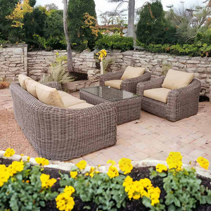 Orchard Life Morello Garden Lounge Set with Rectangular Coffee Table image 0