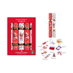 Harvey &amp; Mason 10 Santa Crackers image 0