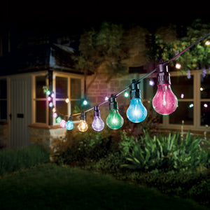Smart Garden Décor Festoon String Lights (Set of 20) - Multi-Coloured image