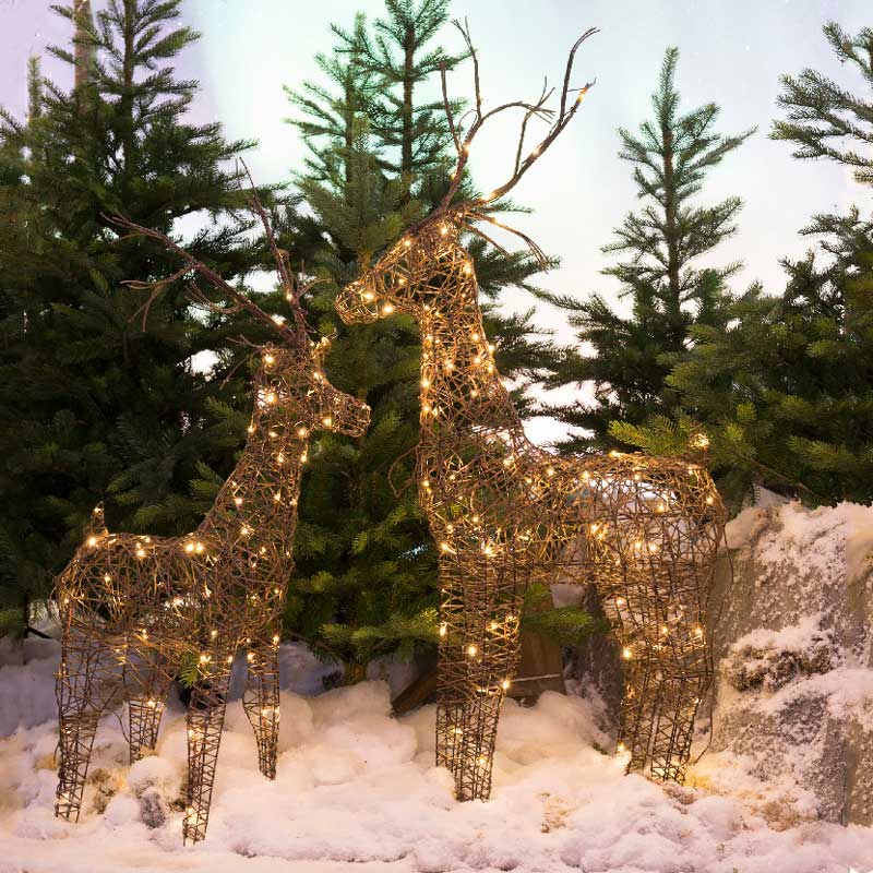 Lumineo LED Wicker Deer image 0