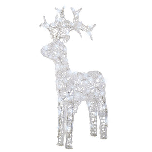 Lumineo LED Flashing Acrylic Deer - Cool White image 3